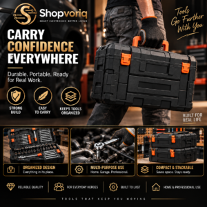 450-Piece Mechanics Tool Kit & Socket Set – SAE & Metric